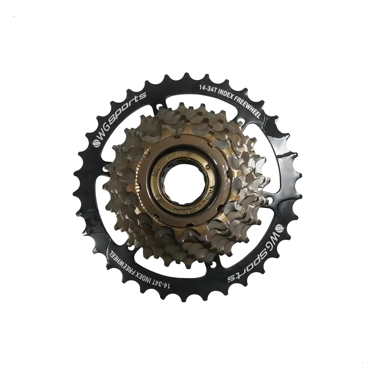 Roda Livre WG 7v Index Marrom/Preto Mega Range 11-34d
