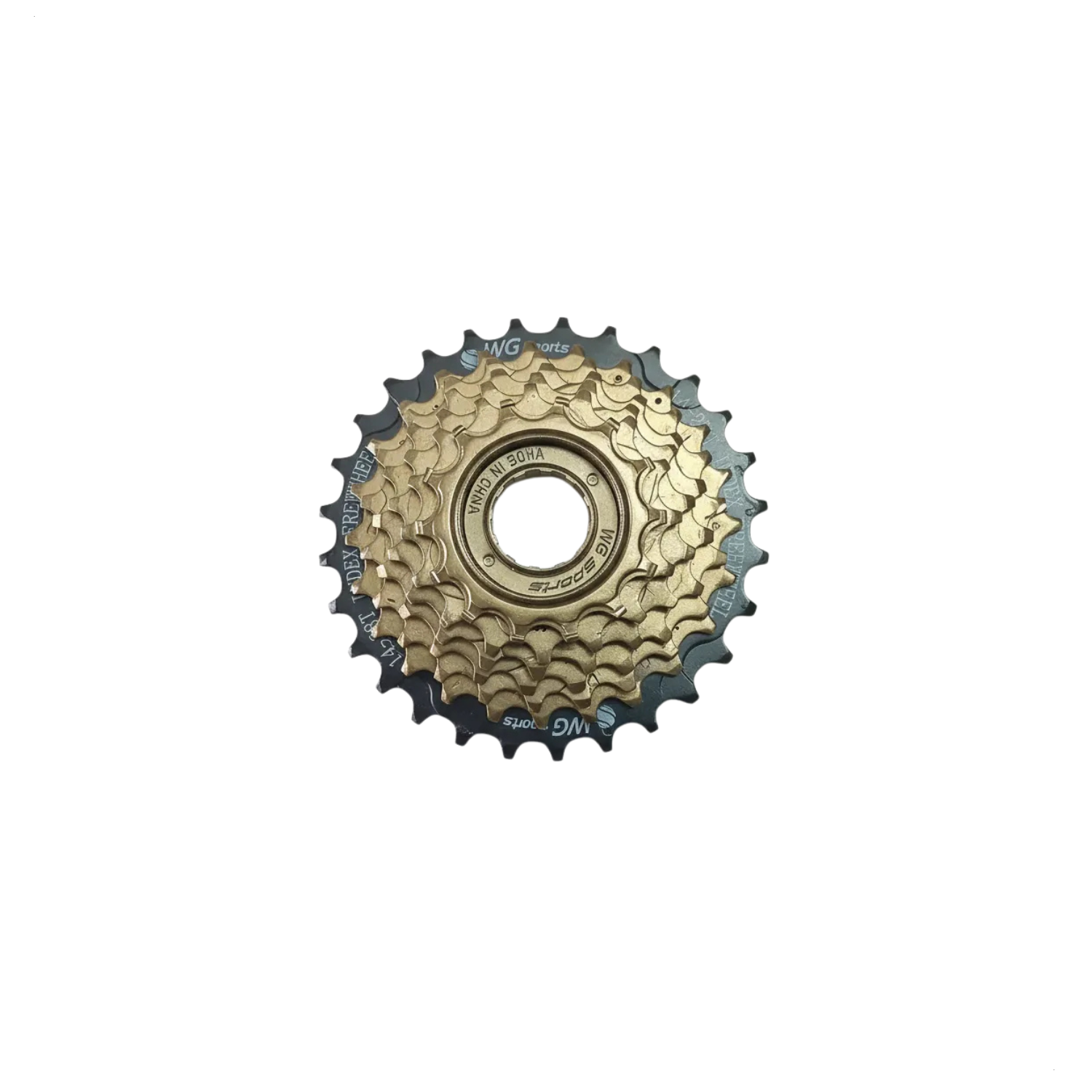 Roda Livre Wg 7V Index Reforçada Marrom 14-28 Dentes