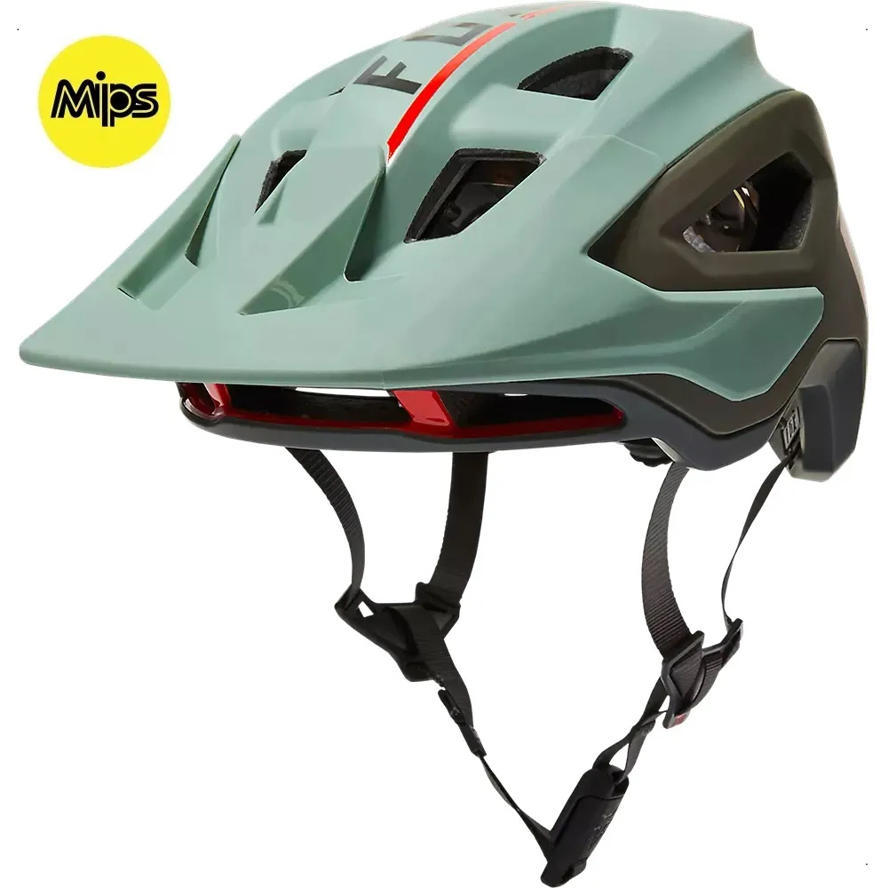 Capacete Fox Speedframe Verde Euc Mips Tam M