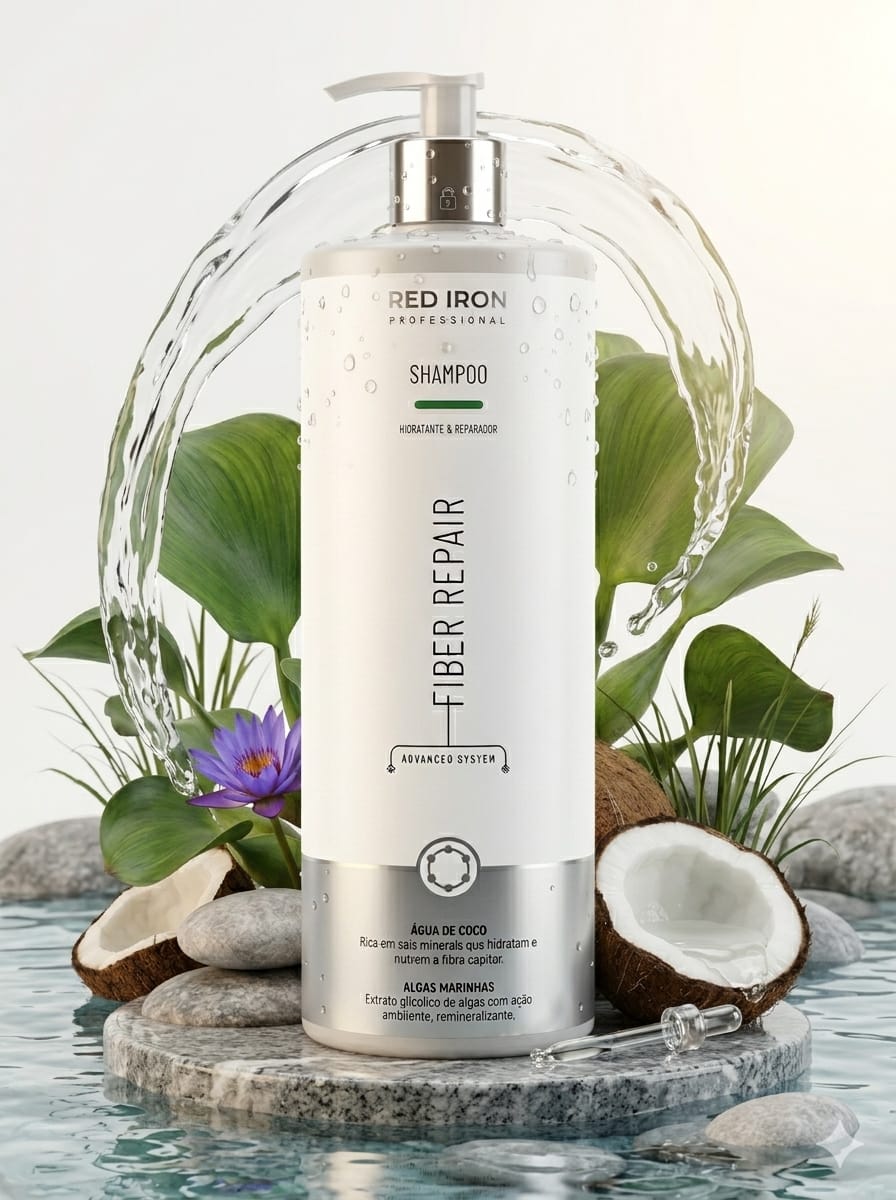 RED IRON FIBER REPAIR SHAMPOO 1.000 ml