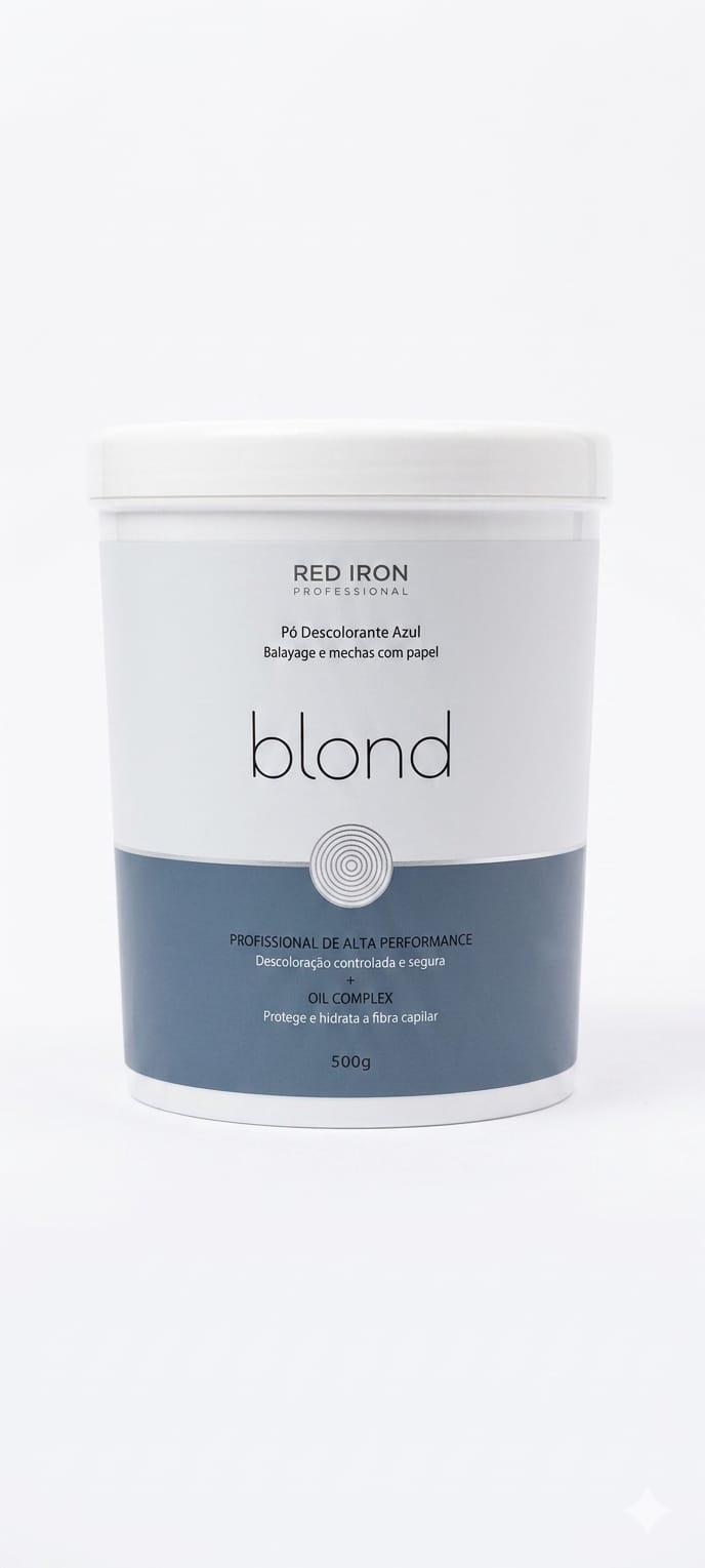 RED IRON BLOND PÓ DESCOLORANTE AZUL 500g