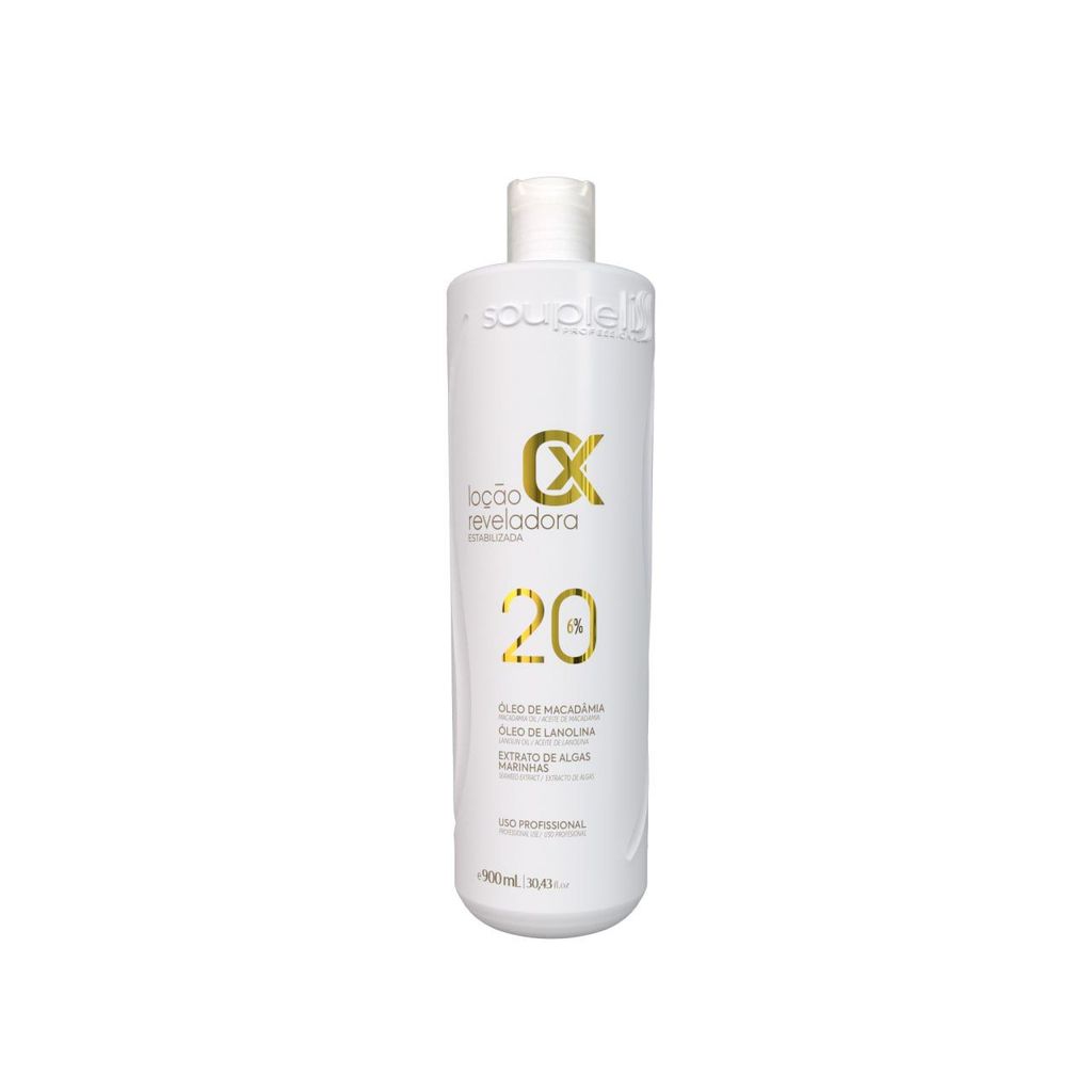 SOUPLELISS LOÇÃO REVELADORA 20 VOLUMES 900ml