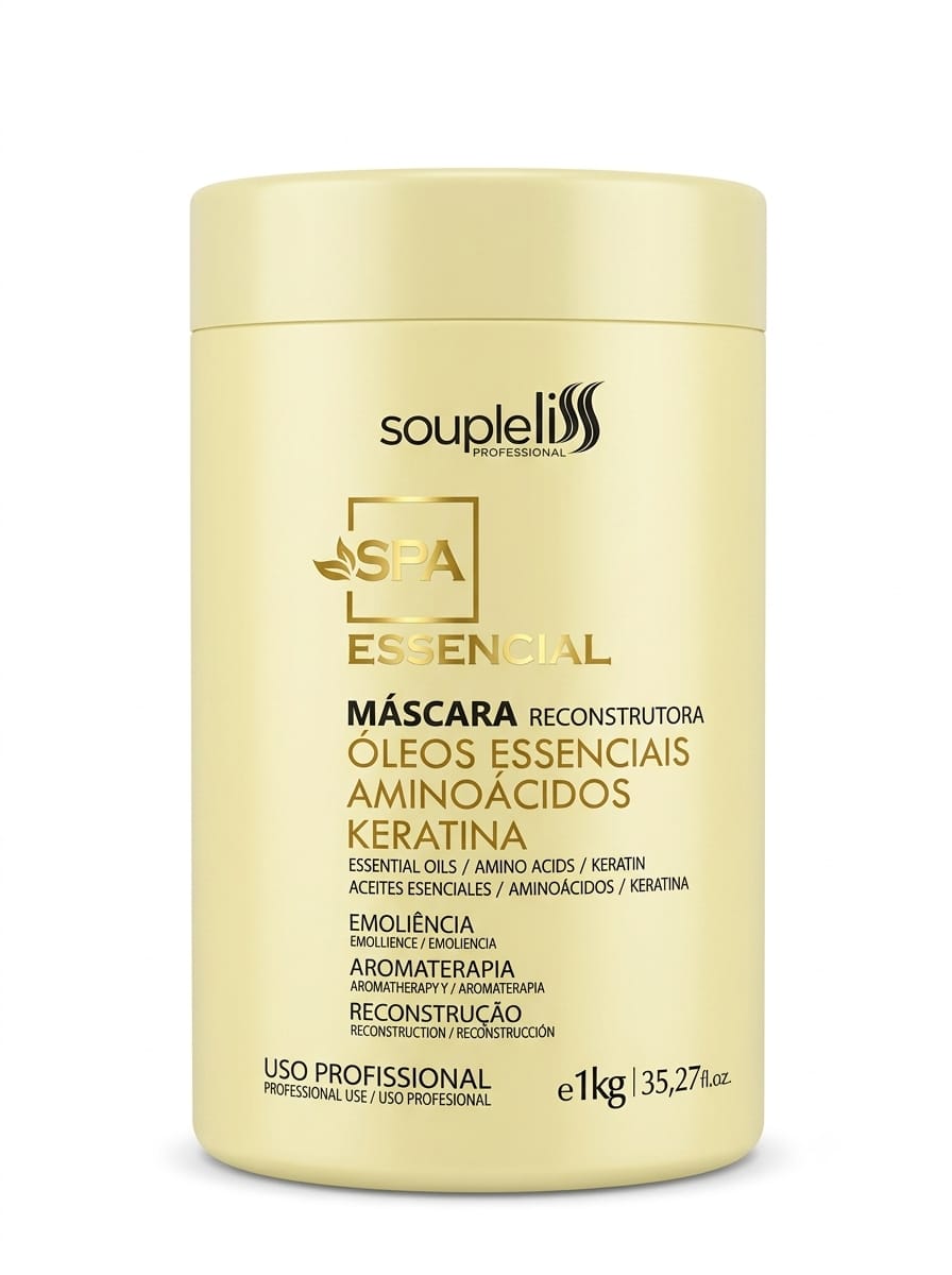 SOUPLELISS MASCARA RECONSTRUTORA SPA ESSENCIAL 1KG