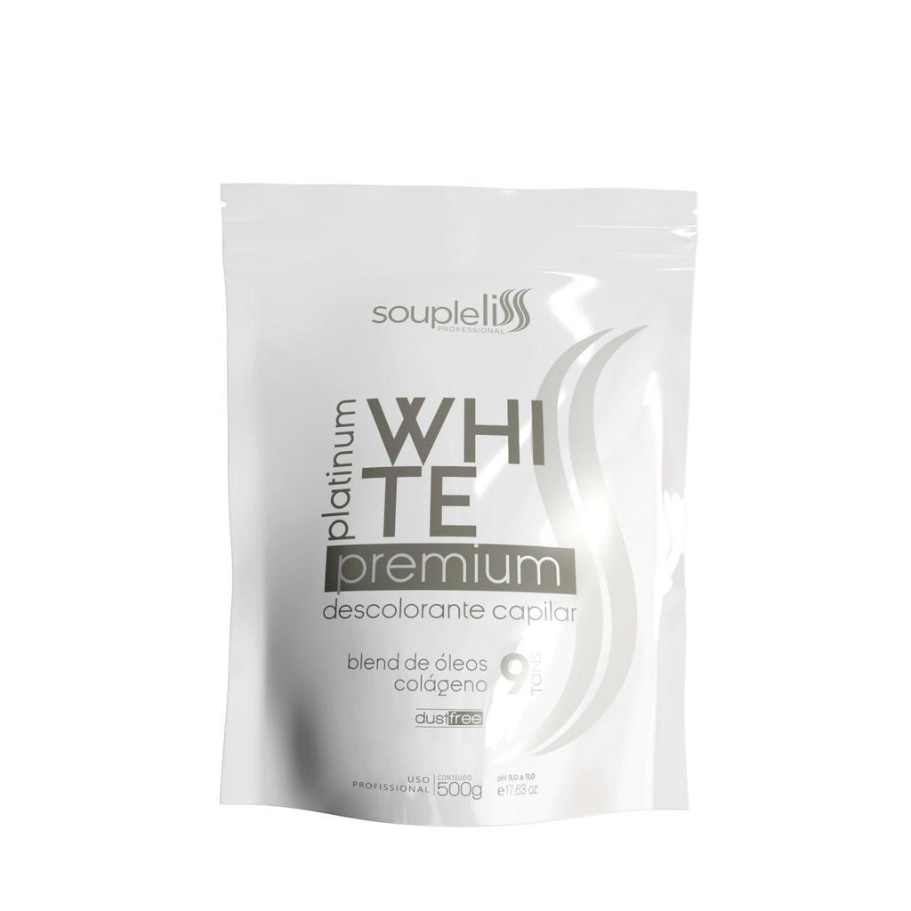 SOUPLELISS PÓ DESCOLORANTE WHITE  500g