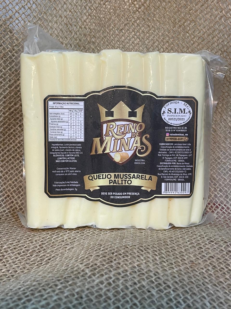 Mussarela Palito - 475g - Reino de Minas