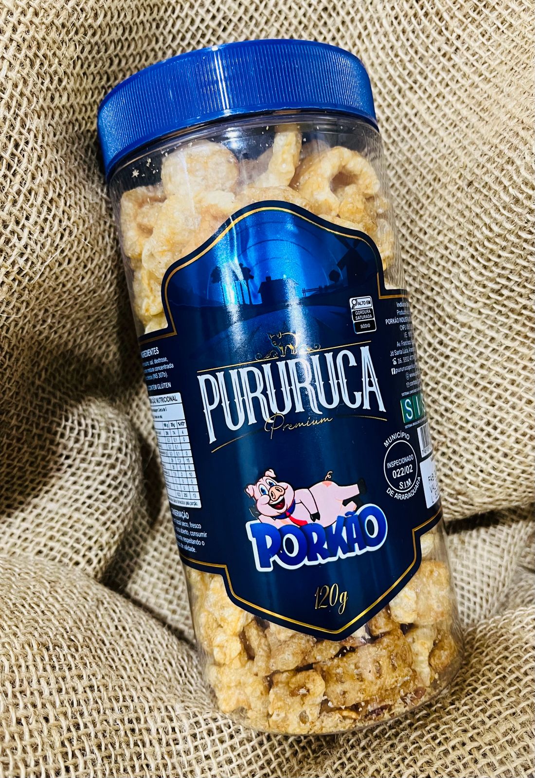Torresmo Pururuca Tradicional - 120g - Porkão