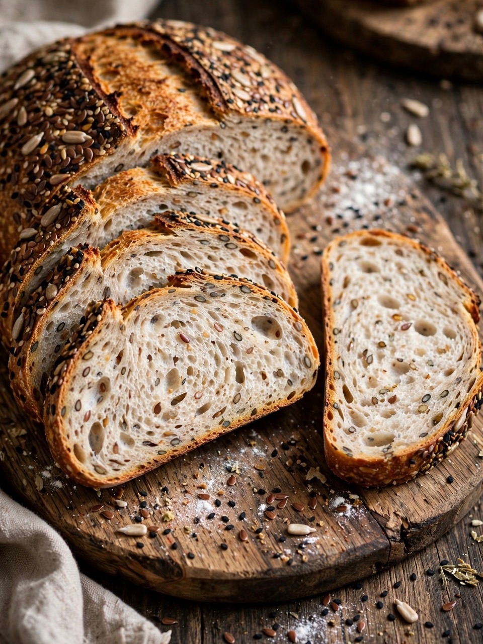 Pão Sourdough Multigrãos - Nema