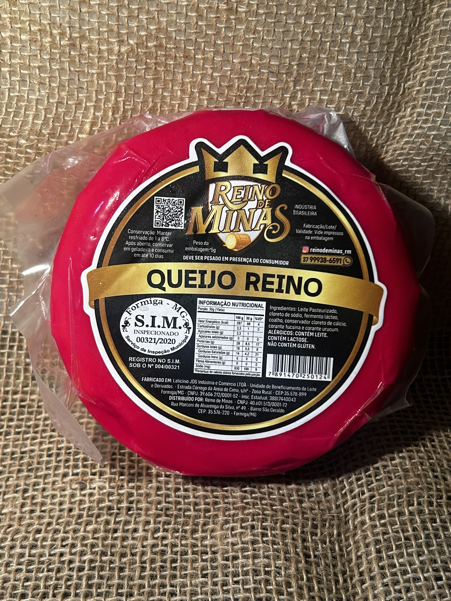 Queijo do Reino  - 520g - Reino de Minas