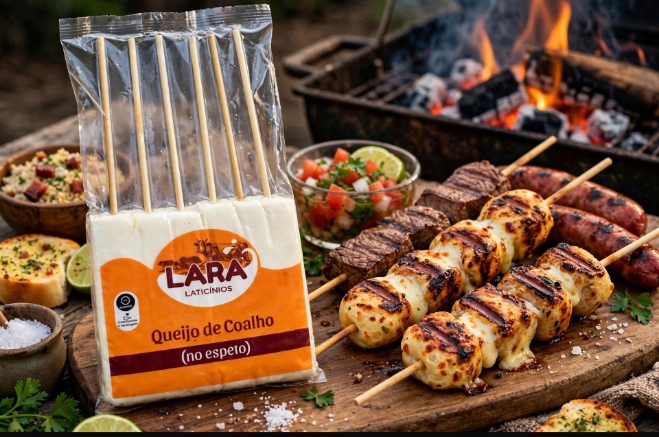 Queijo Coalho em Palitos - 500g - Lara