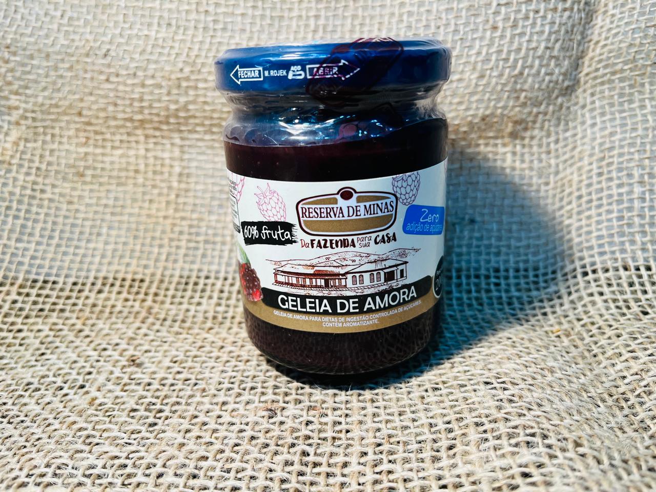 Geleia de Amora Zero Açúcar - 200g - Reserva De Minas