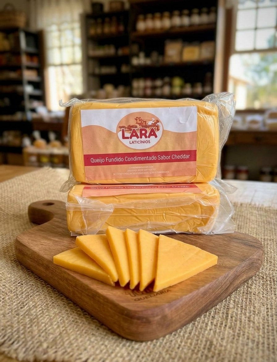 Queijo Cheddar - 450g - Lara