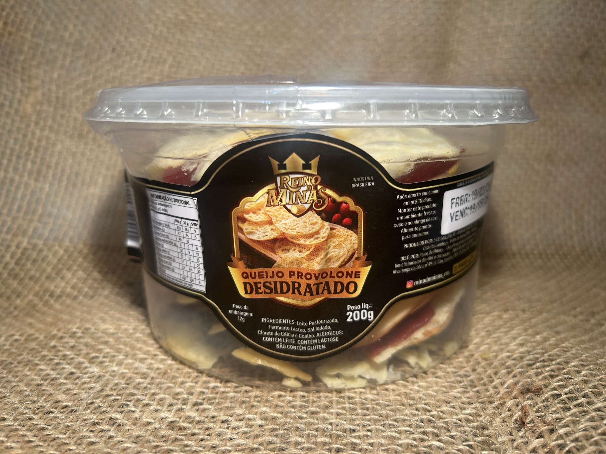 Provolone Desidratado Recheado com Goiabada - 200g - Reino de Minas