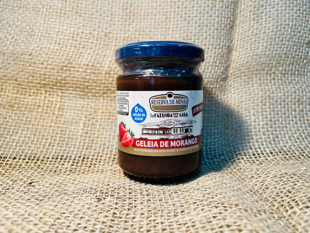Geleia de Morango Zero Açúcar - 200g - Reserva De Minas
