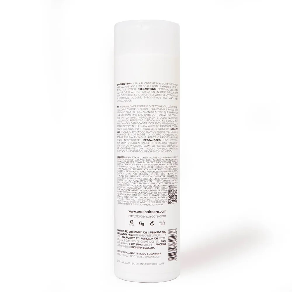 BRAÉ BLONDE REPAIR SHAMPOO 250ml