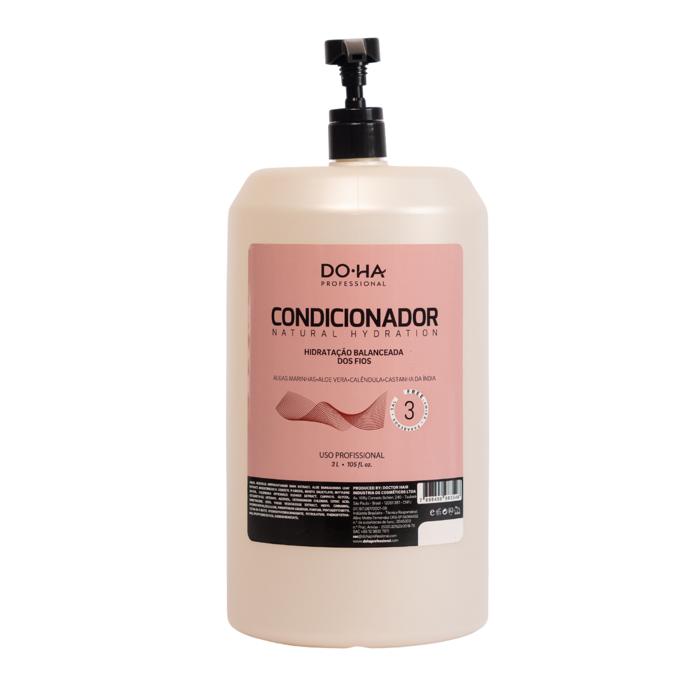 DOHA LAVATÓRIO NATURAL HYDRATION CONDICIONADOR 2.500ml