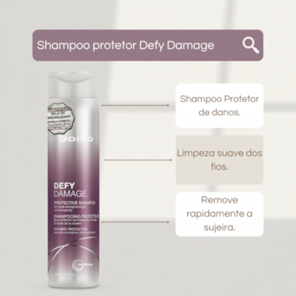 JOICO DEFY DAMAGE SHAMPOO E PROTETOR 1.000ml