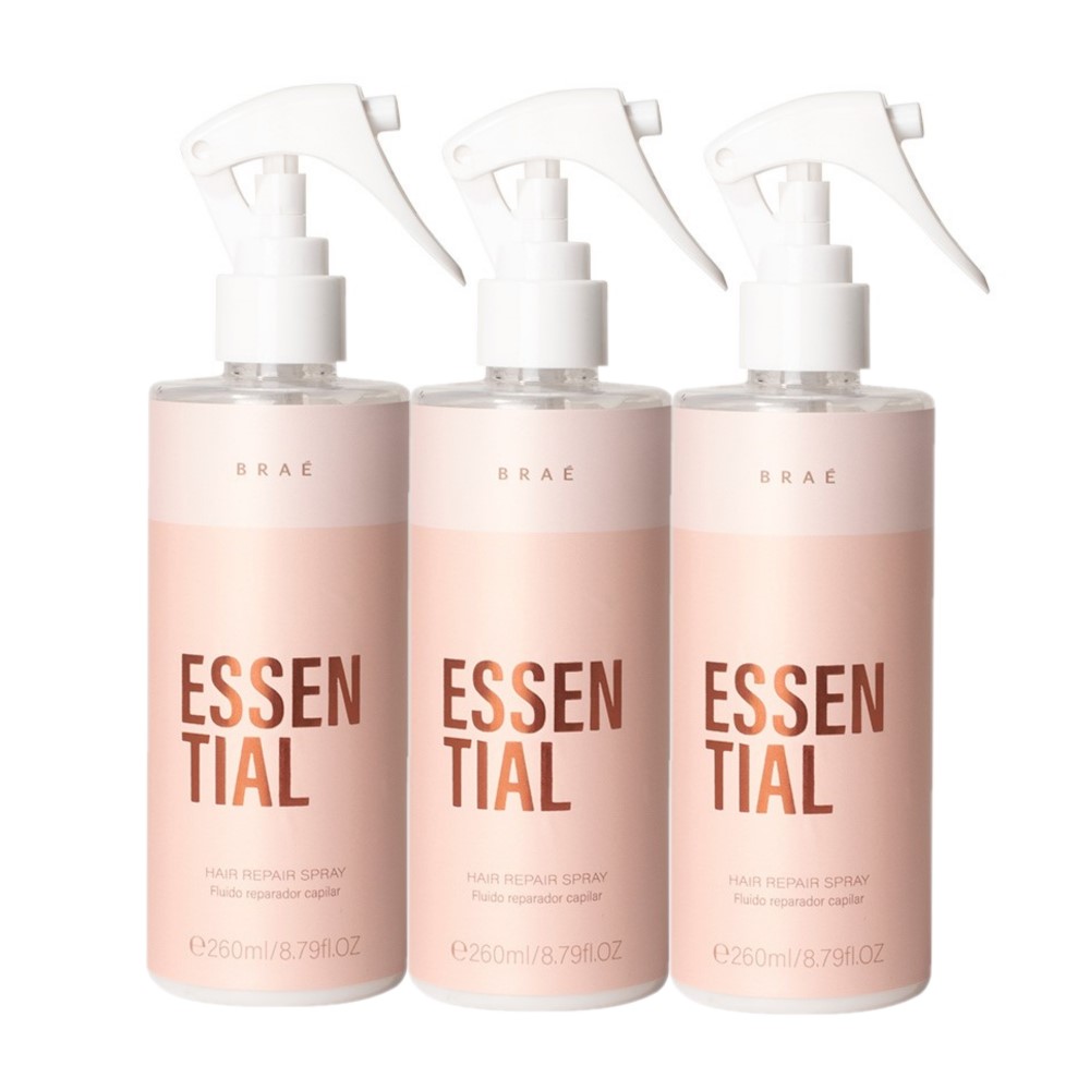 BRAÉ KIT ESSENTIAL SPRAY FINALIZADOR 260ml x 3