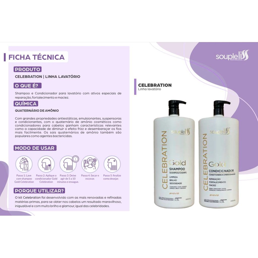 SOUPLELISS CELEBRATION SHAMPOO 2.500ml