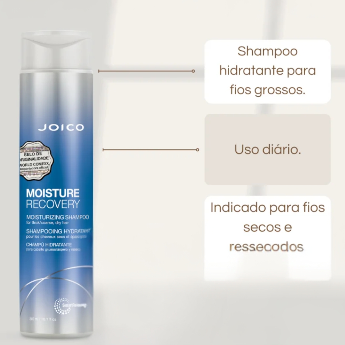 JOICO MOISTURE RECOVERY SHAMPOO FOR DRY HAIR 1.000ml
