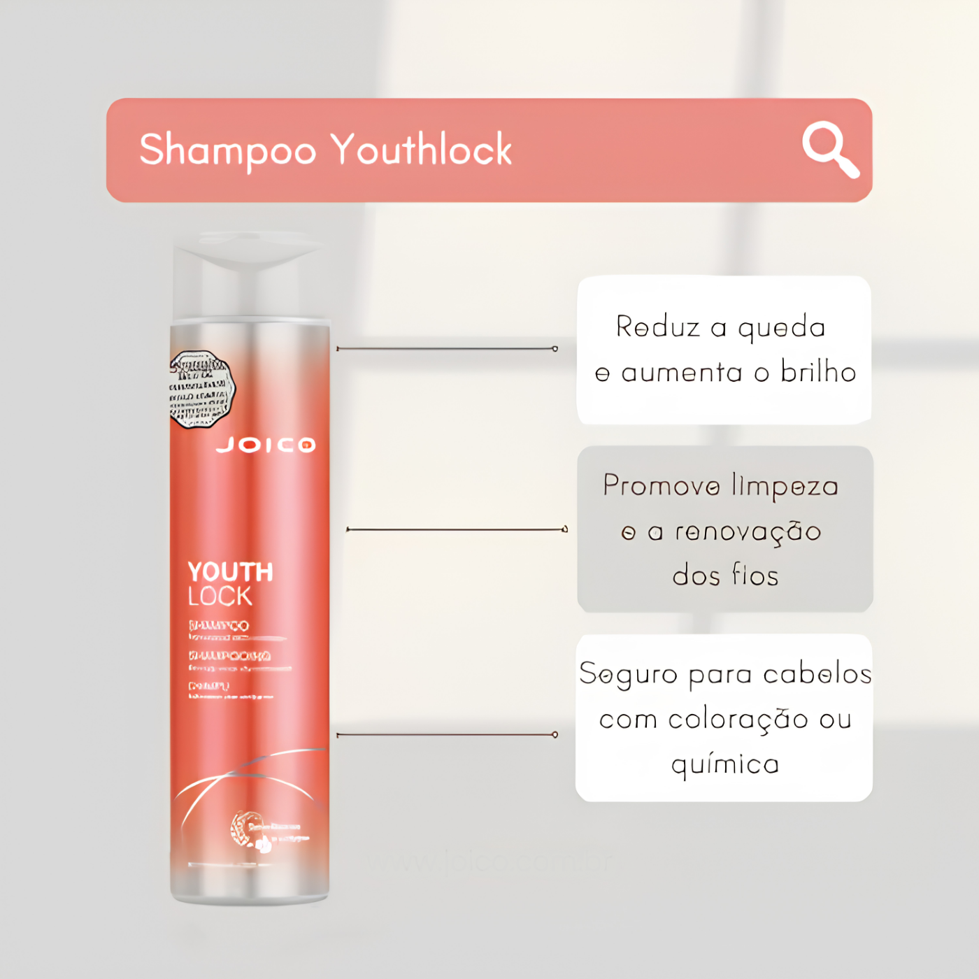 JOICO YOUTH LOCK COLLAGEN COLLECTION SHAMPOO 300ml