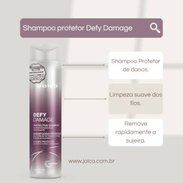JOICO DEFY DAMAGE SHAMPOO E PROTETOR 300ml