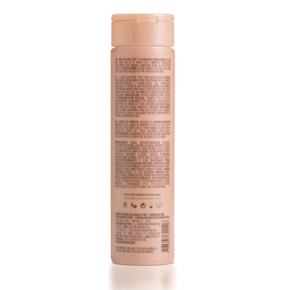 BRAÉ REVIVAL CONDICIONADOR RECONSTRUTOR 250ml