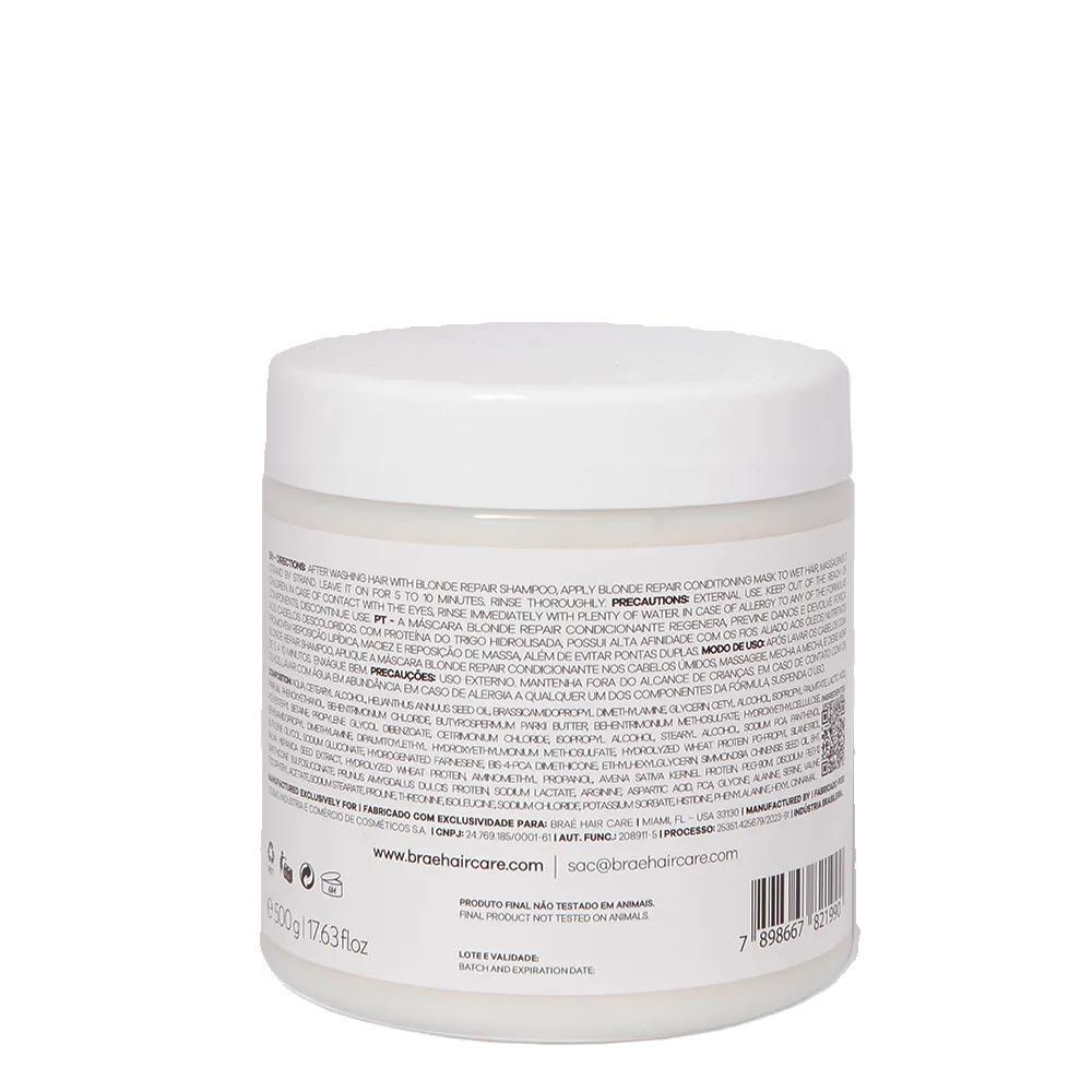 BRAÉ BLONDE REPAIR MÁSCARA CAPILAR CONDICIONANTE 500g
