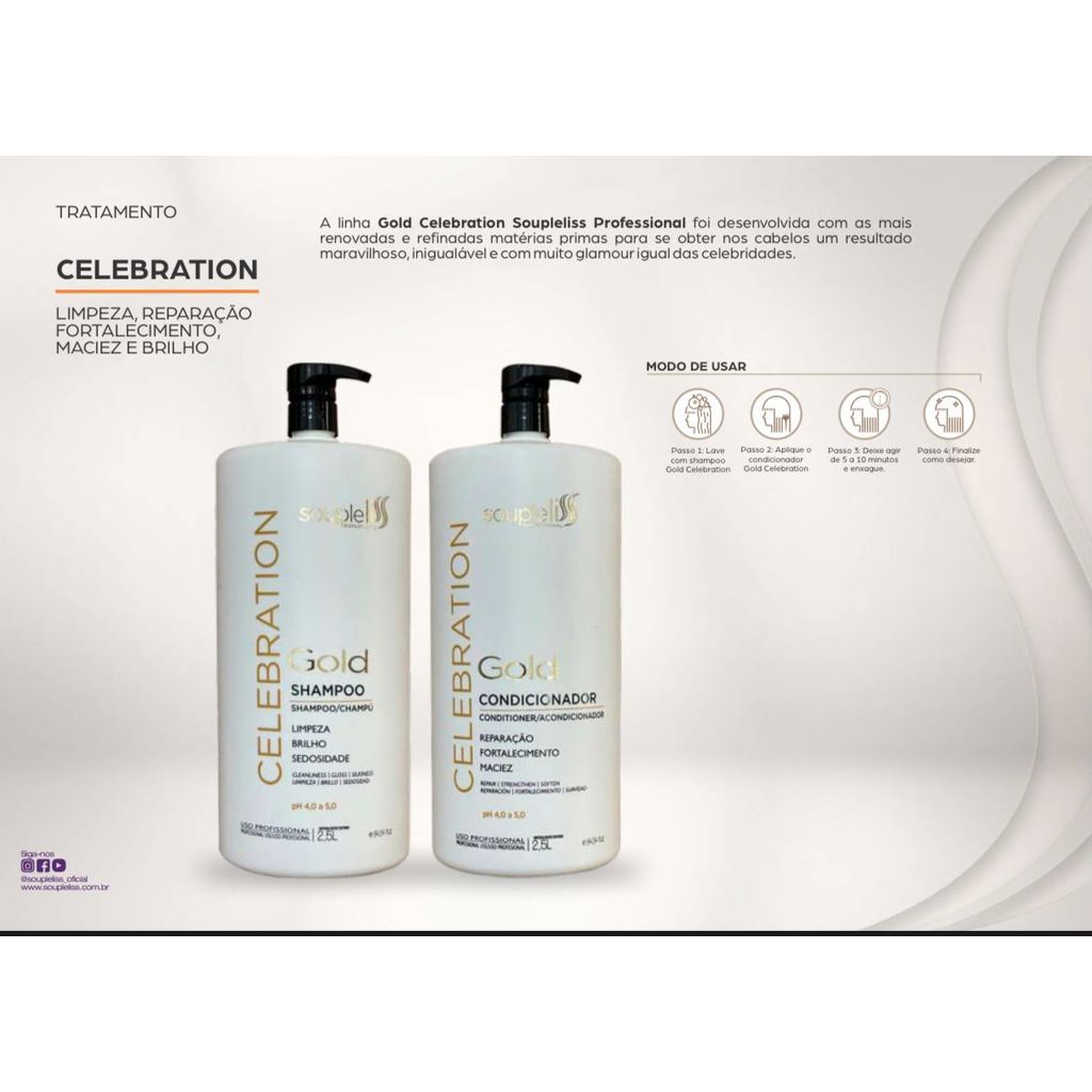 SOUPLELISS CELEBRATION SHAMPOO 2.500ml