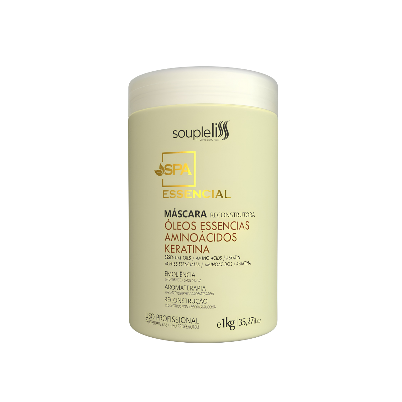 SOUPLELISS SPA ESSENCIAL MÁSCARA RECONSTRUTORA 1kg
