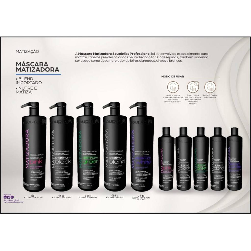 SOUPLELISS PLATINUM WHITE MÁSCARA MATIZADORA 1.000ml