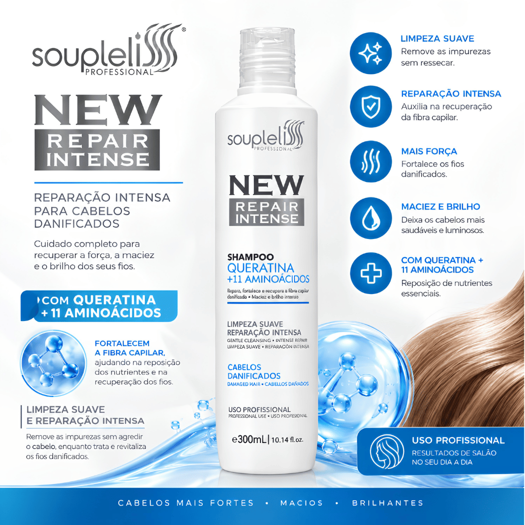 SOUPLELISS NEW REPAIR INTENSE SHAMPOO 300g