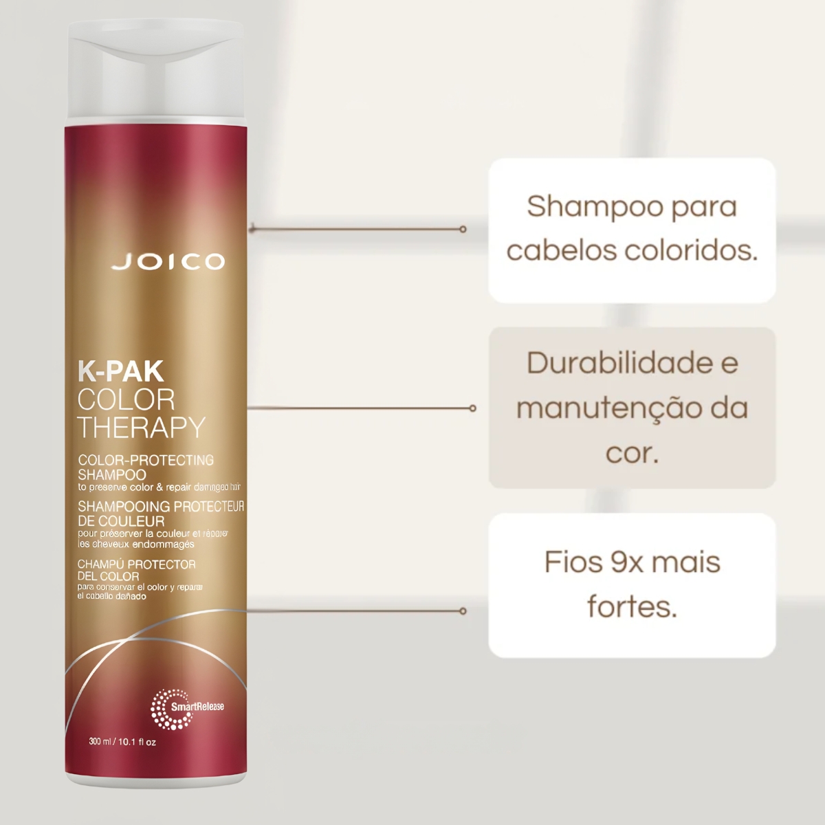 JOICO K-PAK COLOR THERAPY SHAMPOO PRESERVE COLOR & REPAIR 300ml