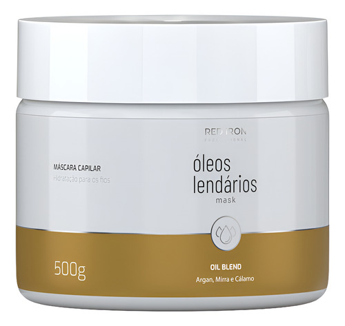 RED IRON ÓLEOS LENDÁRIOS MASK - HIDRATAÇÃO 500g