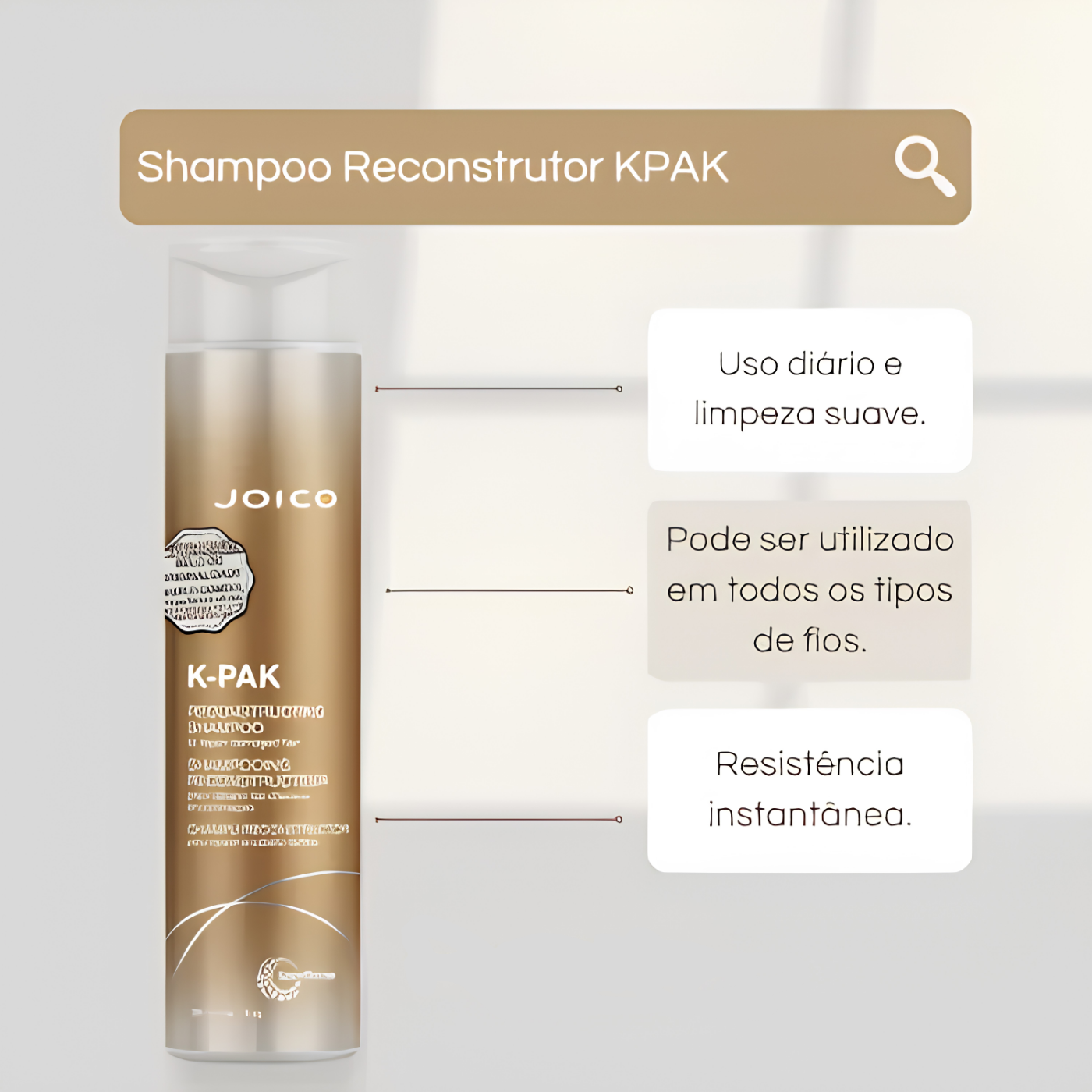 JOICO K-PACK SHAMPOO RECONSTRUTOR 300ml