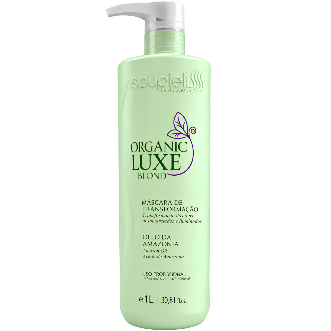 SOUPLELISS ORGANIC LUXE BLOND MÁSCARA DE TRANSFORMAÇÃO 1.000ml