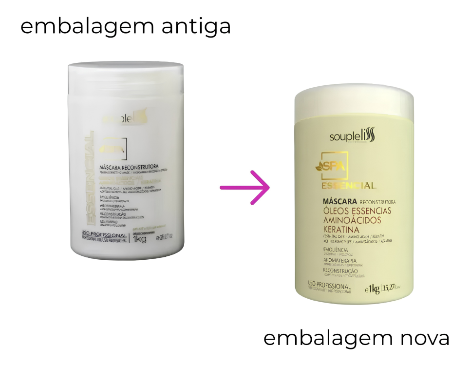 SOUPLELISS SPA ESSENCIAL MÁSCARA RECONSTRUTORA 1kg