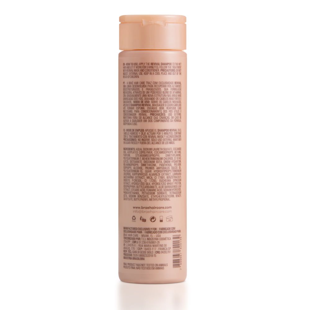 BRAÉ REVIVAL SHAMPOO RECONSTRUTOR 250ml