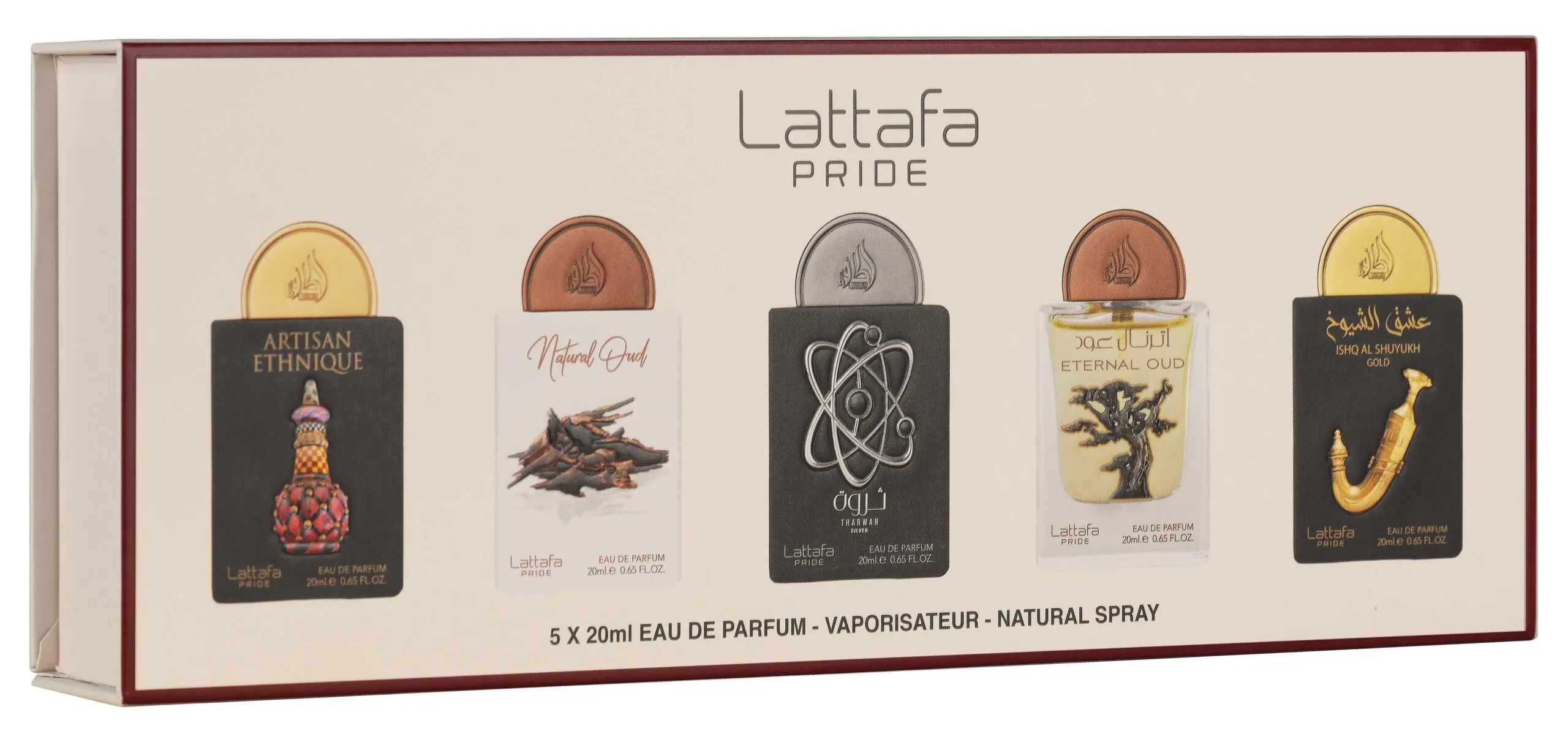 Lattafa Miniaturas Kit 5 X Box 02 20 ml