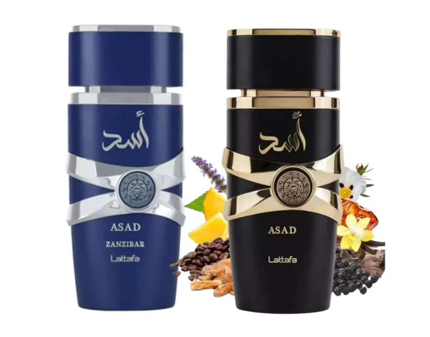 Lattafa Asad + Asad Zanzibar Kit EDP 100 ml — foto 2
