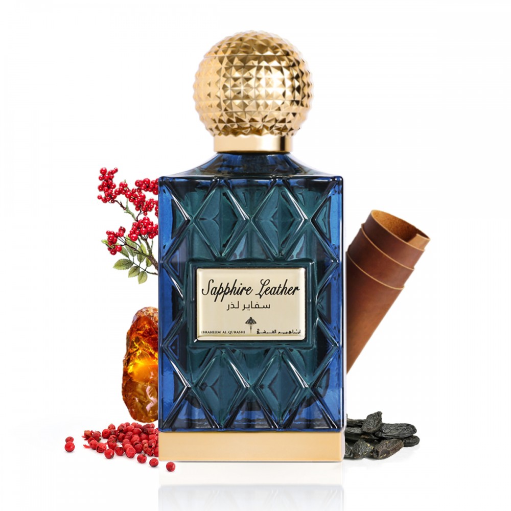 Ibraheem AlQurashi Sapphire Leather EDP 100 ml — foto 2