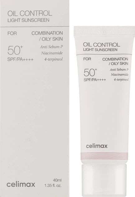 Celimax Oil Control Light Sunscreen for 50+ 40 ml — foto 2