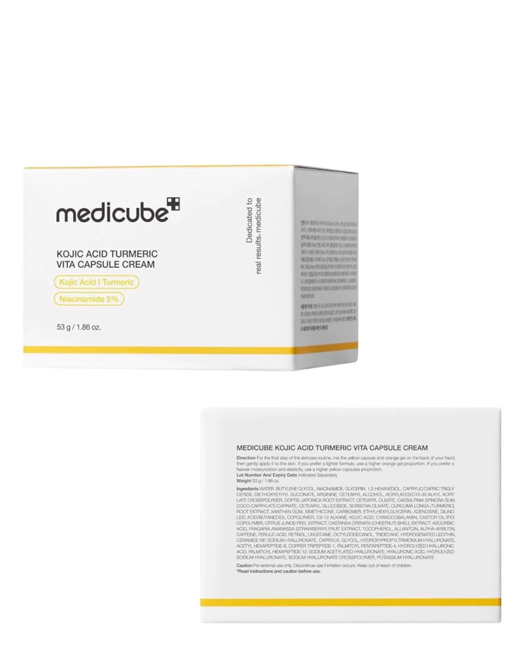 Medicube Kojic Acid Turmeric Vita Capsule Cream 53 g — foto 2