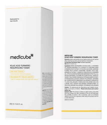 Medicube Kojic Acid Turmeric Resurfacing Toner 250 ml — foto 2