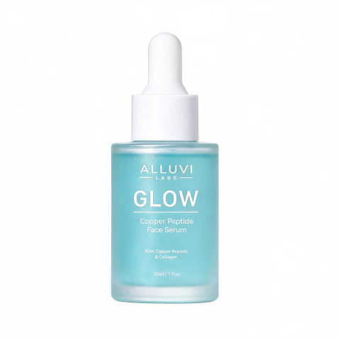 ALLUVI Labs Glow Copper Peptide Face Serum 30 ml