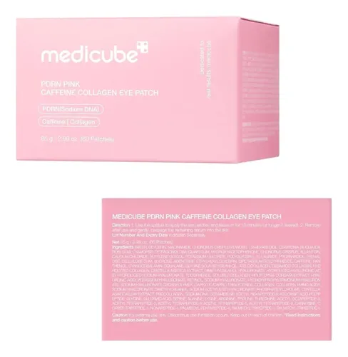 Medicube Pdrn Pink Caffeine Collagen Eye Patch — foto 2