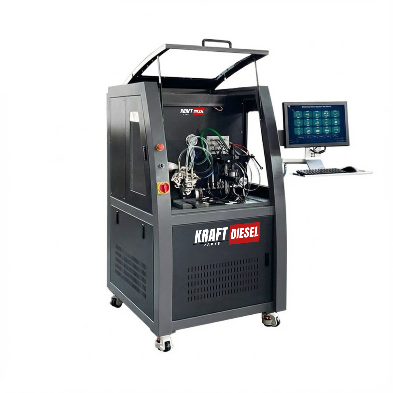 BANCADA DE TESTES INJETOR COMMON RAIL + BOMBA DE ALTA KFT10800 2500 BAR 220V