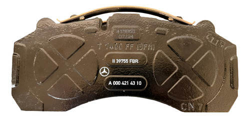 Jogo Pastilha Freio Mercedes-benz Original Axor A0004214310