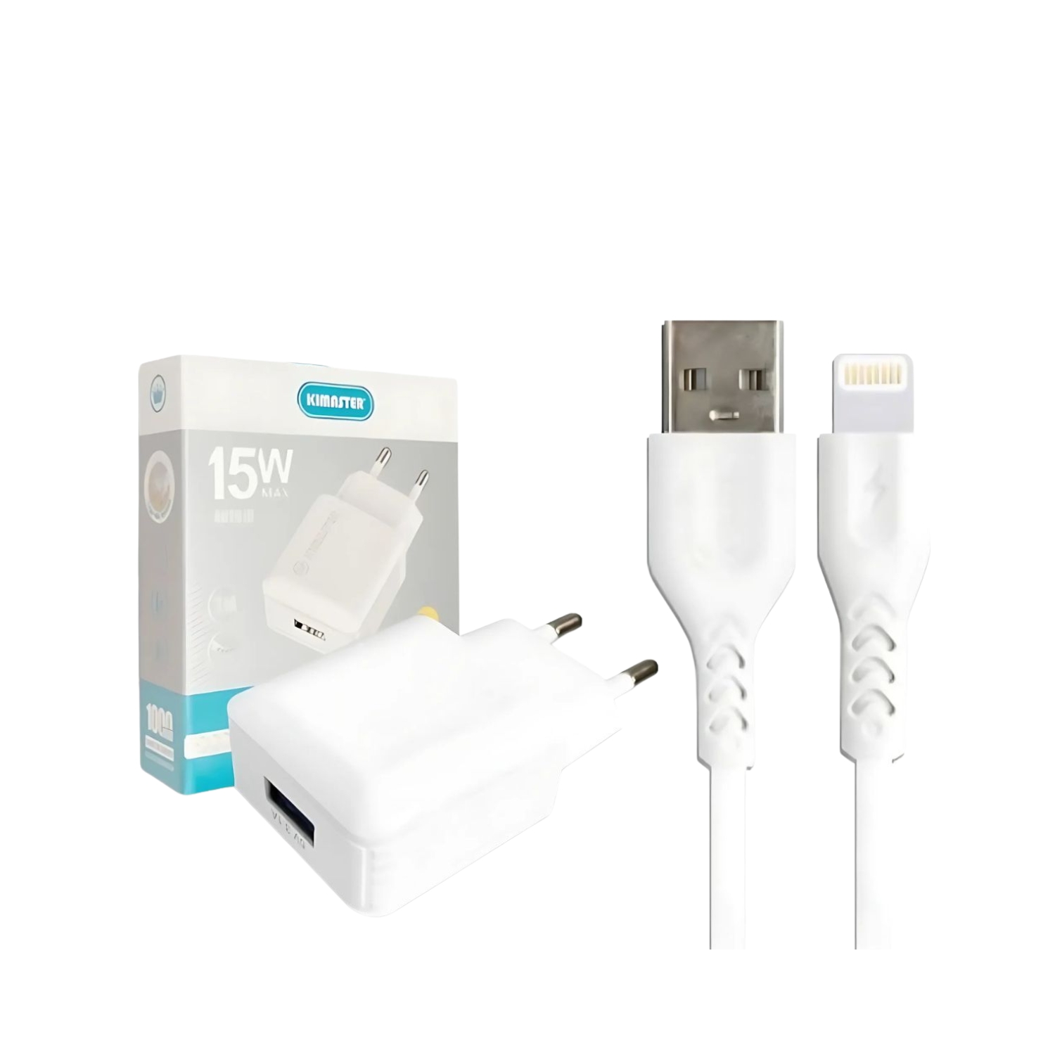 Kit Carregador Celular 3.1A Kimaster Turbo Lightning - T503UL