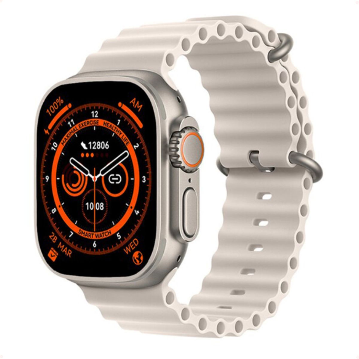 Relógio Smartwatch N10 Ultra 2 - Prata