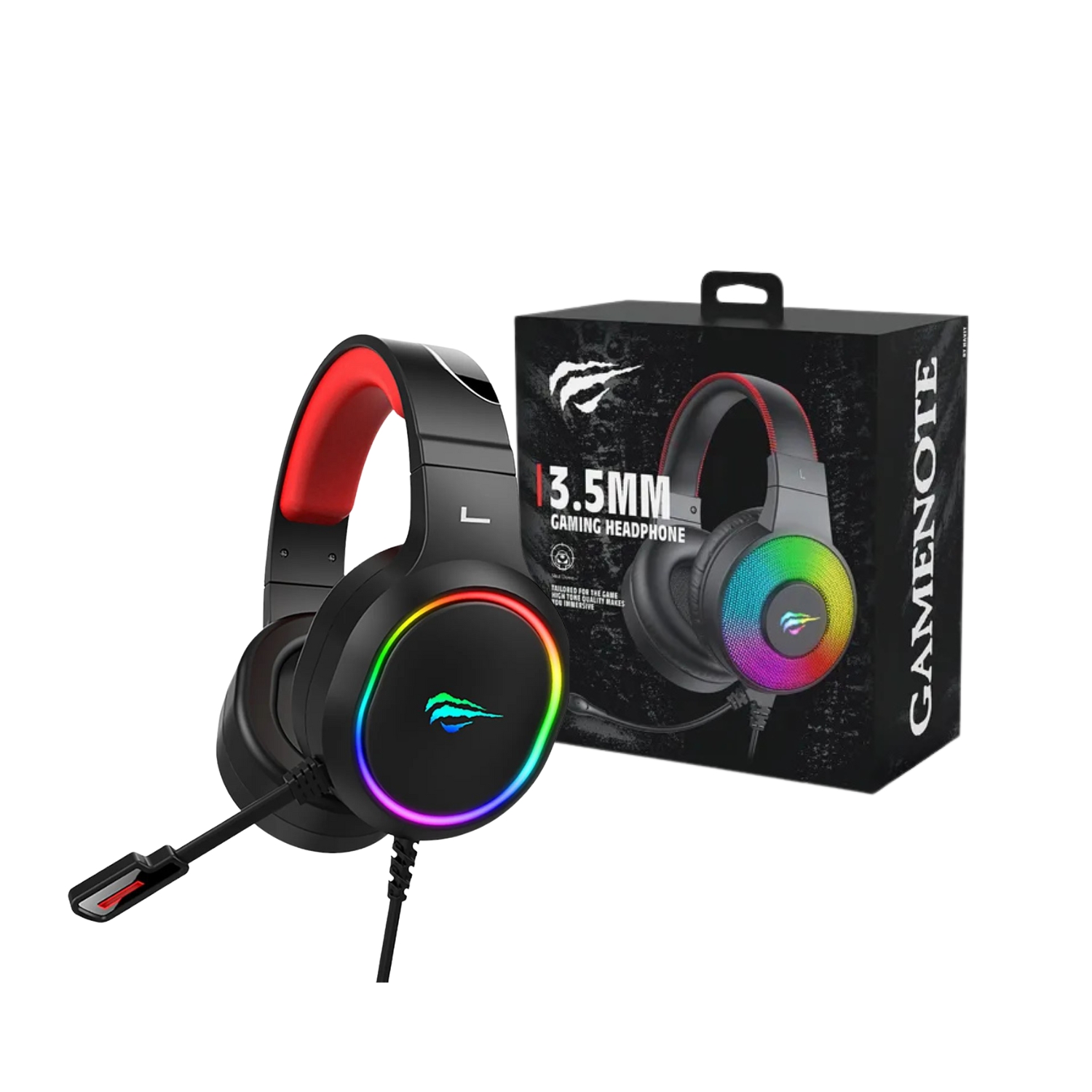 Headset Gamer Havit H2013D - Preto